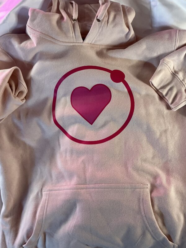 Baby pink hoodie
