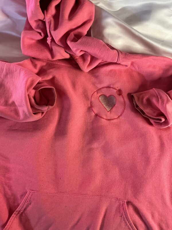 Pink on pink hoodie