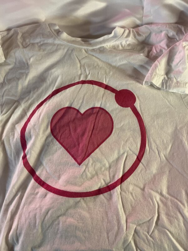 Double sided white tee